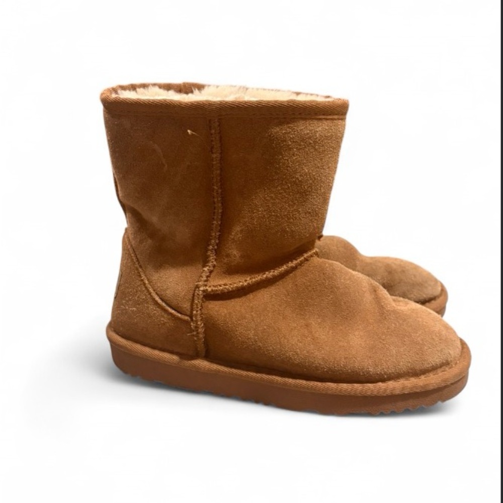 Dream Pairs Chestnut Suede Cozy Booties